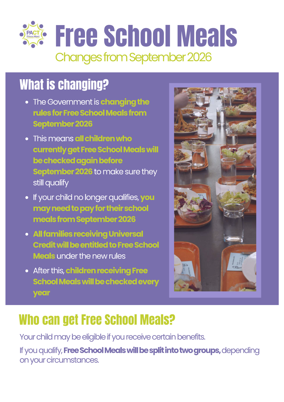 Free School Meals Poster 1
